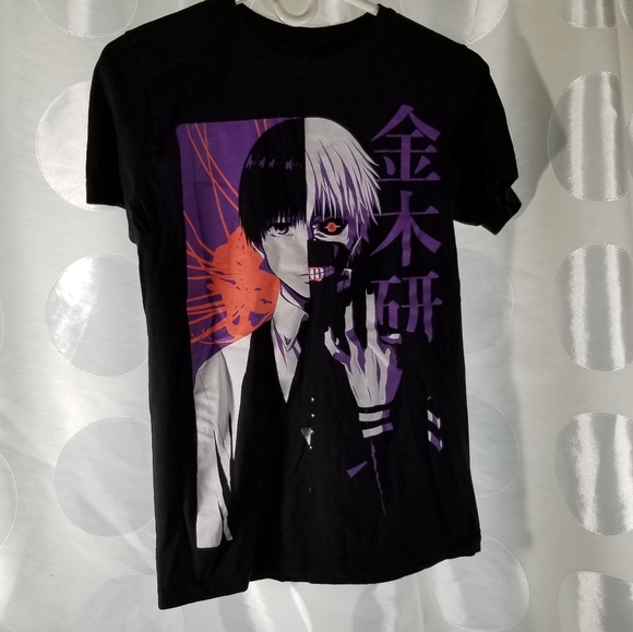Funimation Other - Tokyo Ghoul Ken Kaneki Split Face Graphic Tee VG XS Funimation Manga Anime